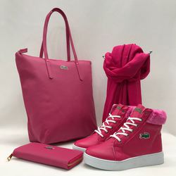 Lacoste Pembe Çanta