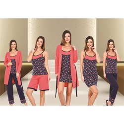 Bayan Pijama Takımı 5'li SET (Özel Kutusunda) 44412