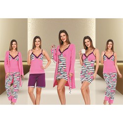 Bayan Pijama Takımı 5'li SET (Özel Kutusunda) 44409
