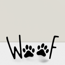WooF Sticker
