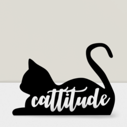Cattitude Sticker