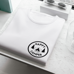 Happy Camper Sticker I/O