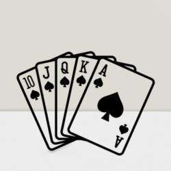 Royal Flush Sticker