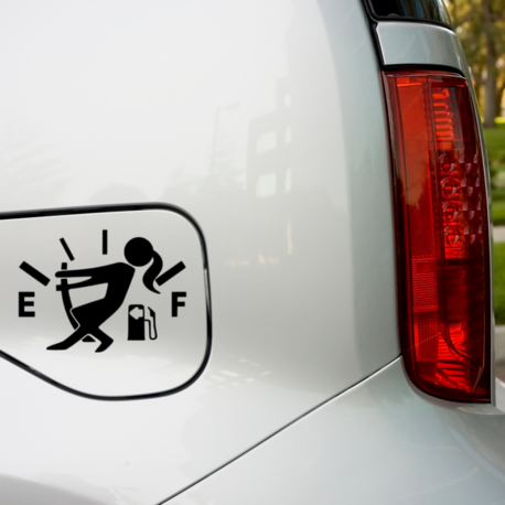 Female Gas Sticker