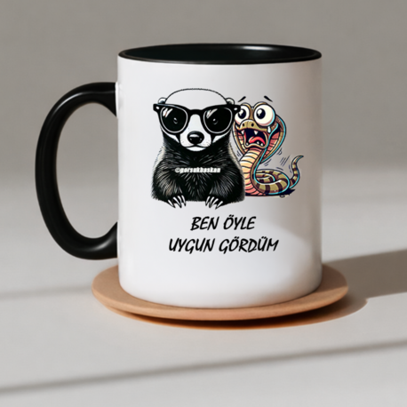 Porsuk Başkan Kupa Bardak (siyah renk ben öyle uygun gördüm)