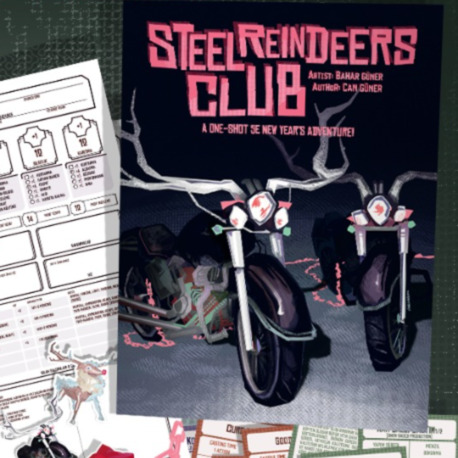 Steel Reindeers Club Adventure Module and Character Sheets