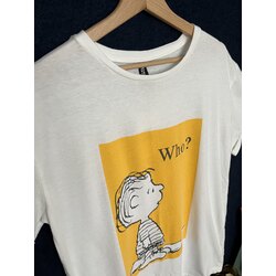 Beyaz Baskılı Tshirt