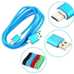 1,5 Metre Micro USB Hasır Şarj Data Kablosu