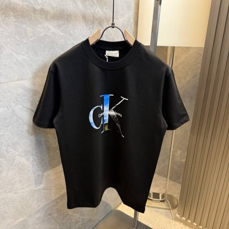 Calvin Klein CK Logo Baskılı Siyah Tişört