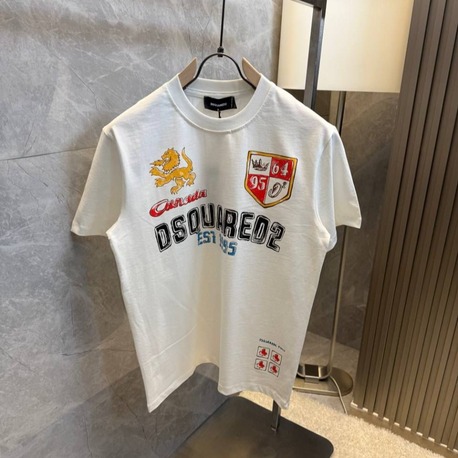 Dsquared2 Canada Logo Baskılı Beyaz Tişört