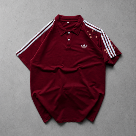 ADS - Çiçek Nakışlı Oversize T-Shirt