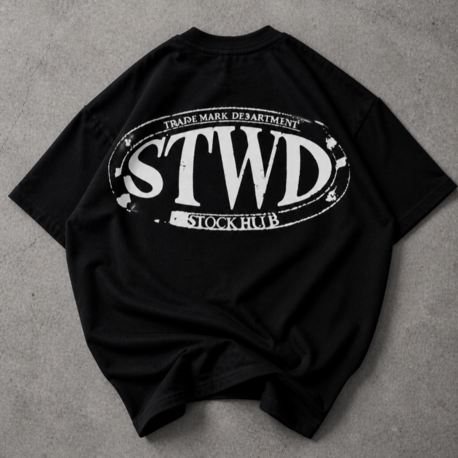 STWD - Oversize Siyah T-Shirt