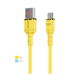 Azeada 60W usb to Type-C Data & Hızlı Şarj Kablosu az-b08a