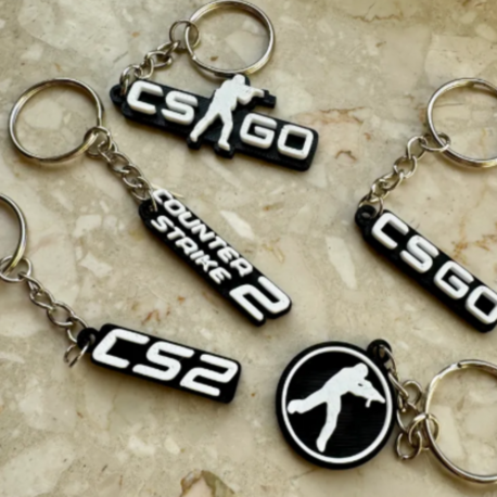 5’li CS:GO Logo Anahtarlık Seti | Gamer Aksesuar