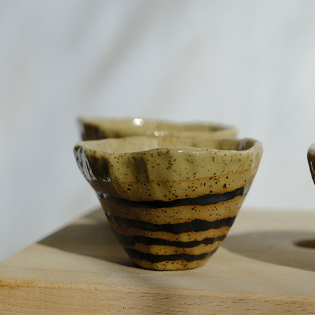 Stoneware çizgi cup