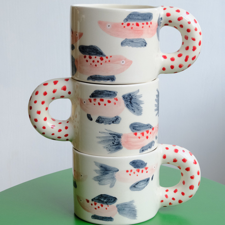 Balıklı mug