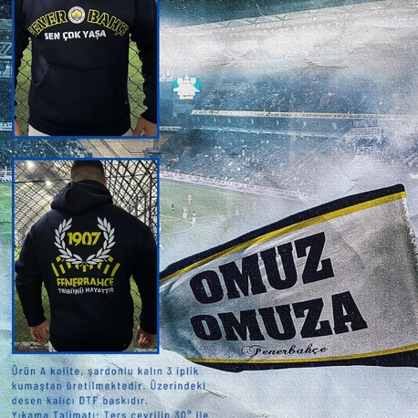 Fenerbahçe sen çok yaşa kapüşonlu sweatshirt 