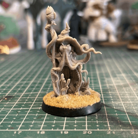 Octomancer Figür (Boyasız)
