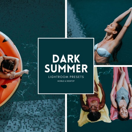 19-15 DARK SUMMER Lightroom Presets for Mobile & Desktop Presets | Photo Editing, Black Presets