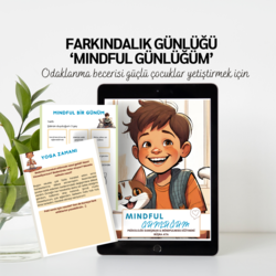 Çocuklar için Mindfulness Çalışma Kitabı 'Mindful Günlüğüm'