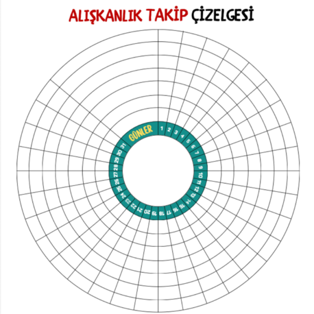 Alışkanlık Takip Çizelgesi | Yazdırılabilir PDF | Dijital İndirme 