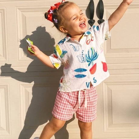 Summer Enjoy Müslin Unisex Takım