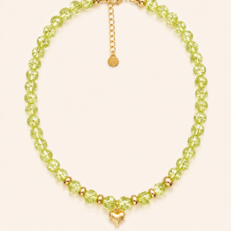 Peridot Taşlı Kolye
