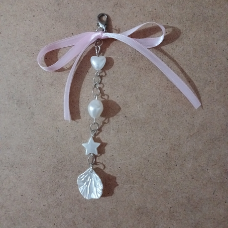 Pembe Deniz Kabuğu Charm