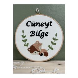 30cm- Bebek Kapı Süsü/ Hastane Odası Kapı Süsü/isimli Kapı Süsü, Isimli Duvar Panosu, Punch