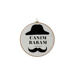 30 Cm Babalar Gününe Özel Duvar Süsü/Babalar Günü Hediyesi / Canım Babam Tablosu