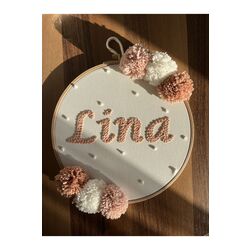 30 Cm Bebek/çocuk Odası Isimli Kapı Süsü/punch Nakis Duvar Panosu/bebek Hediyelik Hastane Kapı Süsü