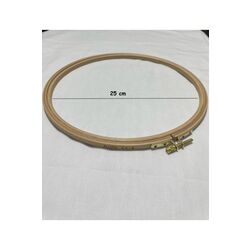 Allizol Vidalı Ahşap Nakış Kasnağı (AL 202-8), Punch Kasnağı (25 CM'LİK TEK KASNAK)
