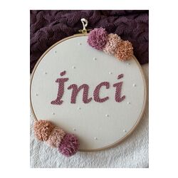 30cm- Bebek Kapı Süsü/ Hastane Odası Kapı Süsü/isimli Kapı Süsü, Isimli Duvar Panosu, Punch