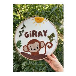 30cm- Bebek Kapı Süsü/ Hastane Odası Kapı Süsü/isimli Kapı Süsü, Isimli Duvar Panosu, Punch