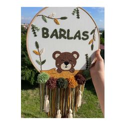 30cm- Bebek Kapı Süsü/ Hastane Odası Kapı Süsü/isimli Kapı Süsü, Isimli Duvar Panosu, Punch