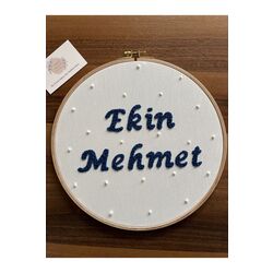 30cm- Bebek Kapı Süsü/ Hastane Odası Kapı Süsü/isimli Kapı Süsü, Isimli Duvar Panosu, Punch