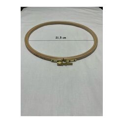 Allizol Vidalı Ahşap Nakış Kasnağı (AL 202-6), Punch Kasnağı (21,5 CM'LİK TEK KASNAK)