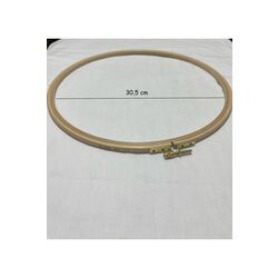 Allizol Vidalı Ahşap Nakış Kasnağı (AL 202-11), Punch Kasnağı (30,5 CM'LİK TEK KASNAK)