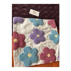 İsimli Bebek Takı Yastığı Dekoratif Yastık Kılıfı Punch Nakışlı İçi Dolgusuz-35x35