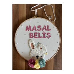 30cm- Bebek Kapı Süsü/ Hastane Odası Kapı Süsü/isimli Kapı Süsü, Isimli Duvar Panosu, Punch