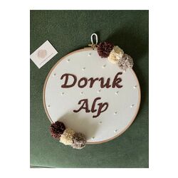 30cm- Bebek Kapı Süsü/ Hastane Odası Kapı Süsü/isimli Kapı Süsü, Isimli Duvar Panosu, Punch