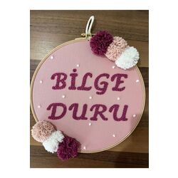 25cm Bebek Kapı Süsü/ Hastane Odası Kapı Süsü/isimli Kapı Süsü, Isimli Duvar Panosu, Punch