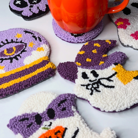 Magical Halloween Handmade Coasters 