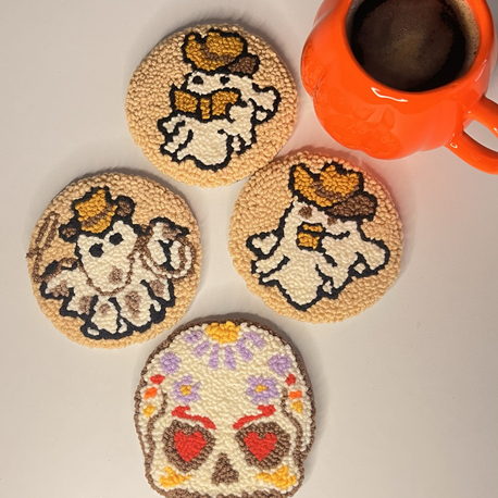 Spooky Rodeo Handmade Coasters