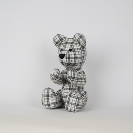 GRİ EKOSE TEDDY BEAR