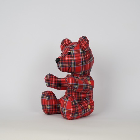 KIRMIZI EKOSE TEDDY BEAR 