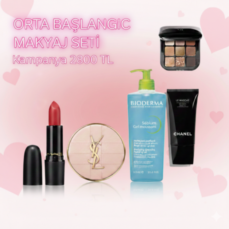  Lüks Orta Başlangıç Makyaj Seti