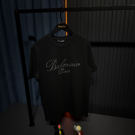 Balmain Taşlı T-shirt Premium 