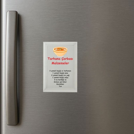 Dikdörtgen Çerçeveli Magnet
