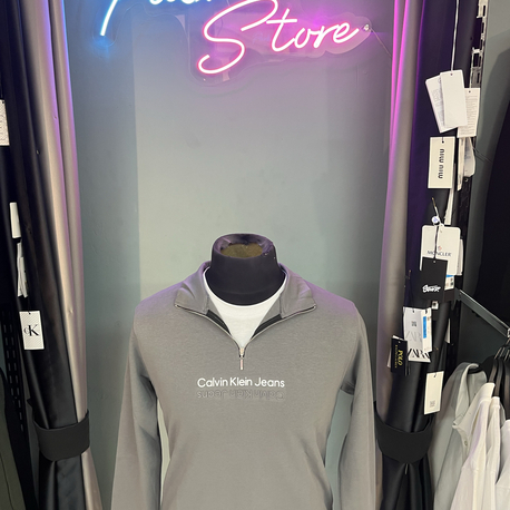 Calvin Klein Yarım Fermuar – A Kalite Premium Kumaş